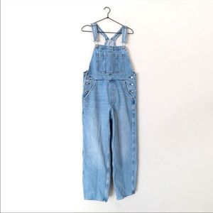 Abercrombie & Fitch High Rise Denim Overalls